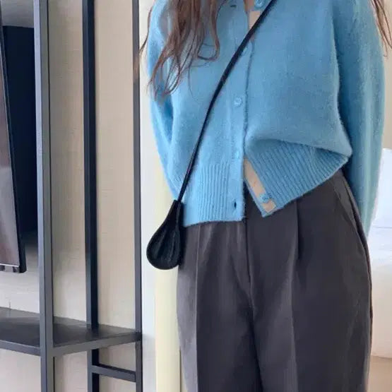 [BUNJANG] Maybe Baby Dear List Gem Cardigan Aqua Blue Cobalt / 메이비베이비 디어리스트 Gem 가디건 아쿠아 블루 코발트