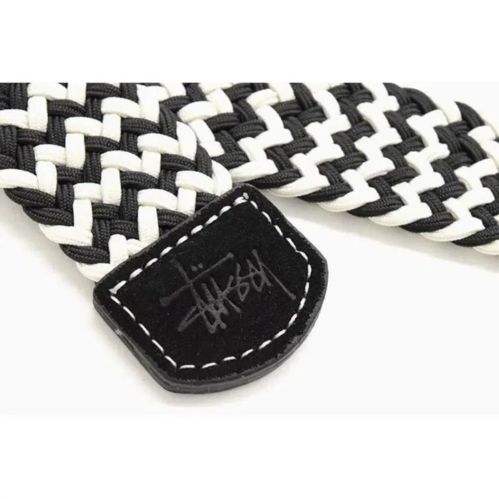 [BUNJANG] Stussy Woven Cord Weaving Belt Green L/XL / 스투시 우븐 코드 위빙 벨트 그린 L/XL