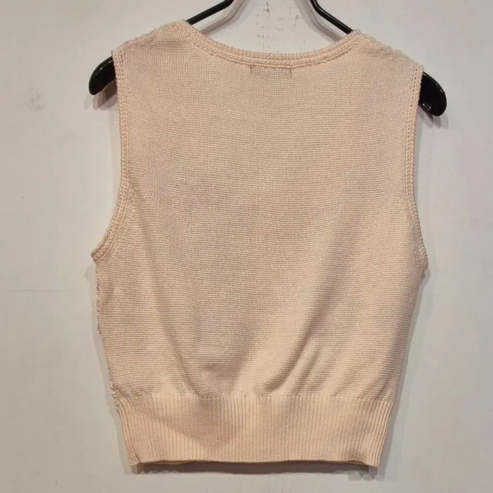 [BUNJANG] Sisley Crochet Flower Knit Vest / 시슬리 크로셰 플라워 니트 조끼