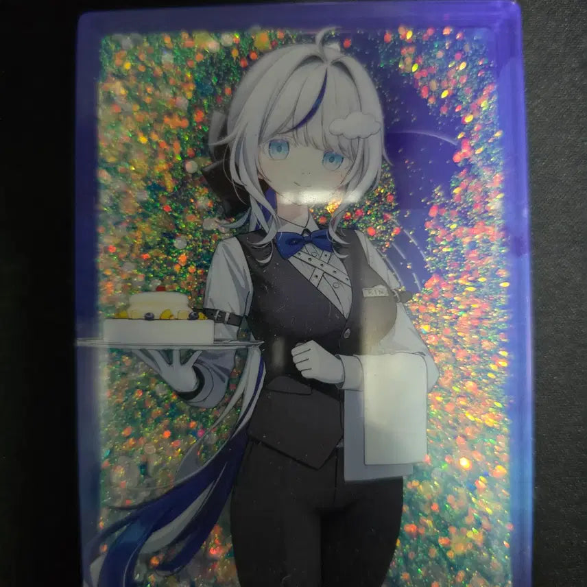 [BUNJANG] Stellive Rin BuKi Animegami Acrylic Glitter Stand / 스텔라이브 린, 부키 애니플러스 아크릴 글리터 스탠드
