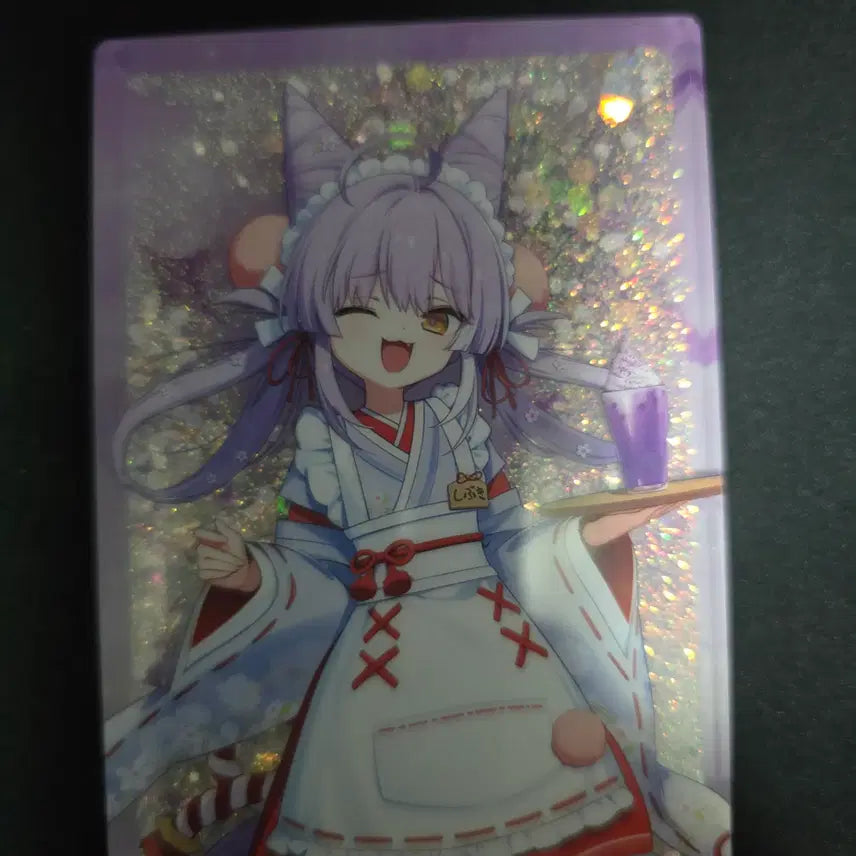 [BUNJANG] Stellive Rin BuKi Animegami Acrylic Glitter Stand / 스텔라이브 린, 부키 애니플러스 아크릴 글리터 스탠드