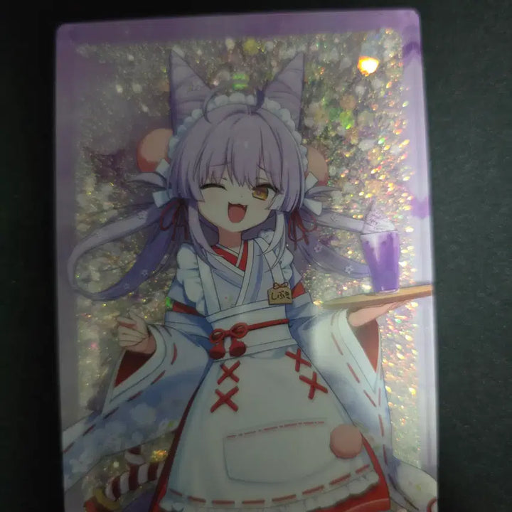 [BUNJANG] Stellive Rin BuKi Animegami Acrylic Glitter Stand / 스텔라이브 린, 부키 애니플러스 아크릴 글리터 스탠드