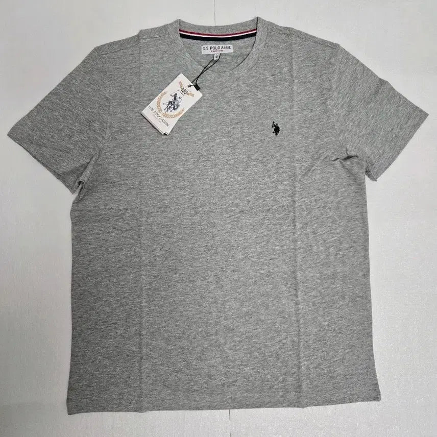 [BUNJANG] U.S. Polo Assn. Gray Short-Sleeve T-Shirt L New / U.S.폴로어슨 그레이 반팔 티셔츠 L 새상품