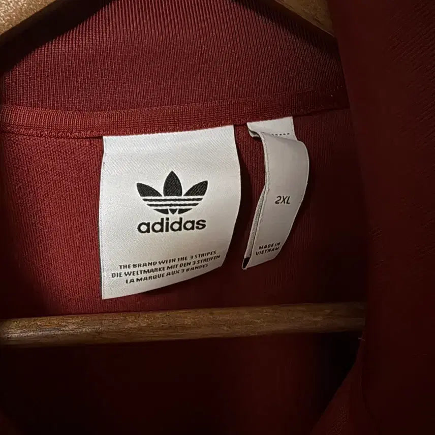 [BUNJANG] Adidas Burgundy Beckenbauer Track Top Jersey / 아디다스 버건디 져지 트랙탑 베켄바우어 급처