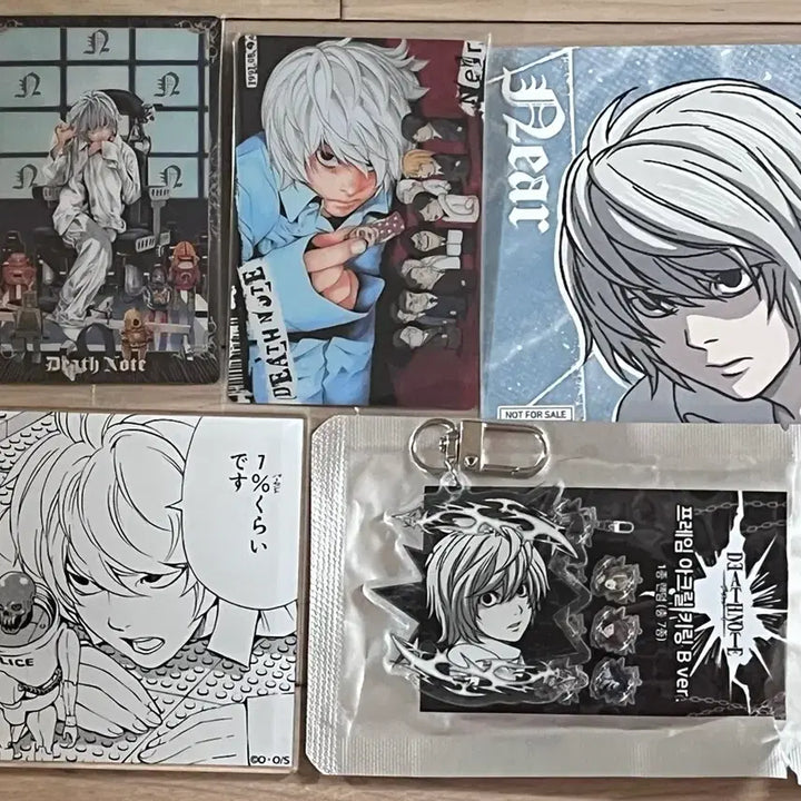 [BUNJANG] Death Note Nia Acrylic Coaster Bundle Set / 데스노트 니아 지류 아크릴 굿즈 일괄판매
