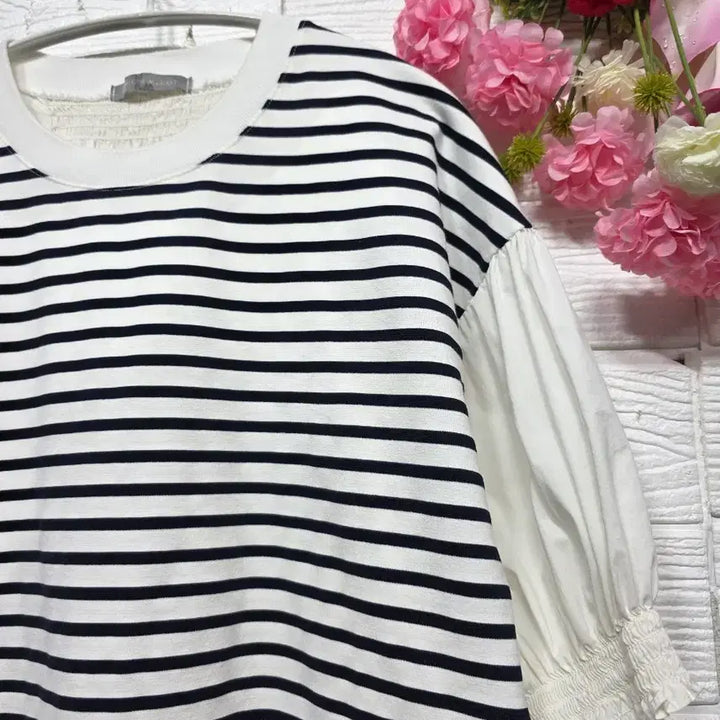 [BUNJANG] Reni &amp; McCoy 2021 Striped Shirt / 2021년 르니앤맥코이 단가라 셔츠 66ㅡ77