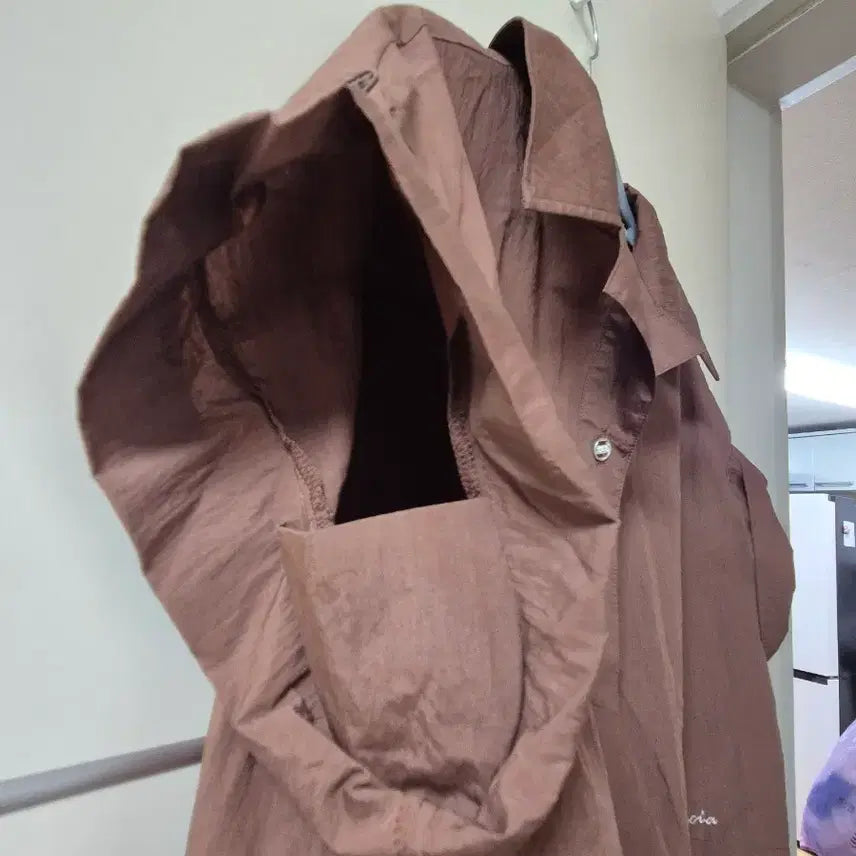 [BUNJANG] Balenciaga Brown Short Sleeve Shirt S / 발렌시아 브라운 브라우스 S