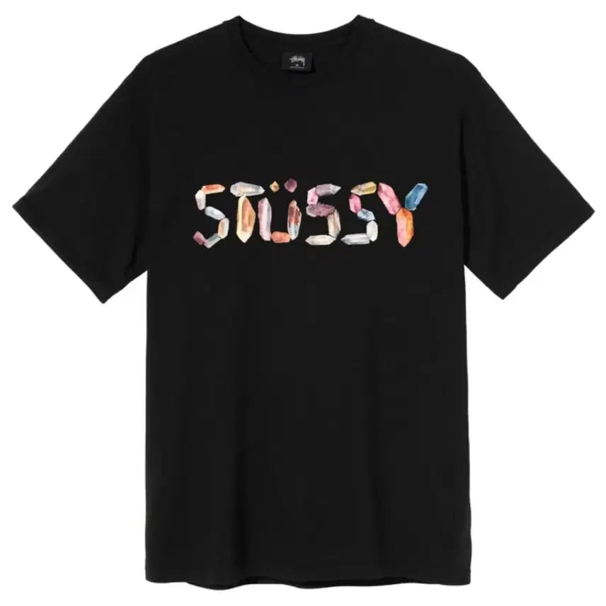 [BUNJANG] Stussy Crystal Logo Pigment T-Shirt (L) / 스투시 크리스탈 로고 피그먼트 티셔츠 L