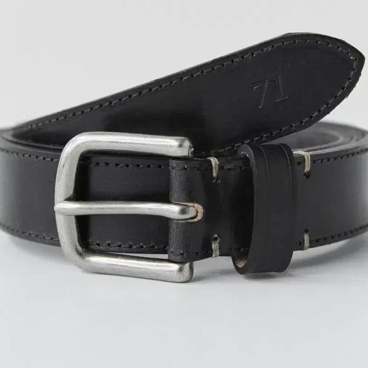 [BUNJANG] Roughside Bridle Leather Belt Black One Size / [새상품]러프사이드 브라이들 레더 벨트 블랙 1사이즈