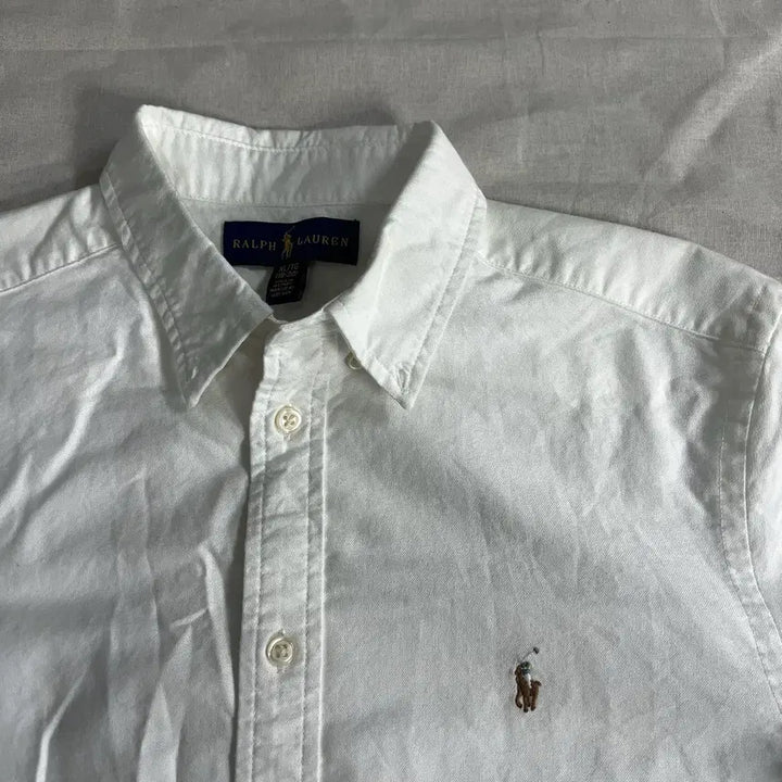 [BUNJANG] Polo Ralph Lauren Oxford Shirt White XL / 폴로 정품 옥스포드 셔츠 화이트 XL
