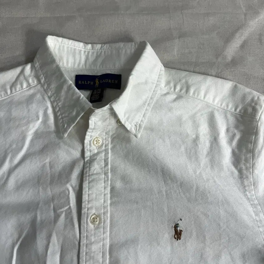 [BUNJANG] Polo Ralph Lauren Oxford Shirt White XL / 폴로 정품 옥스포드 셔츠 화이트 XL