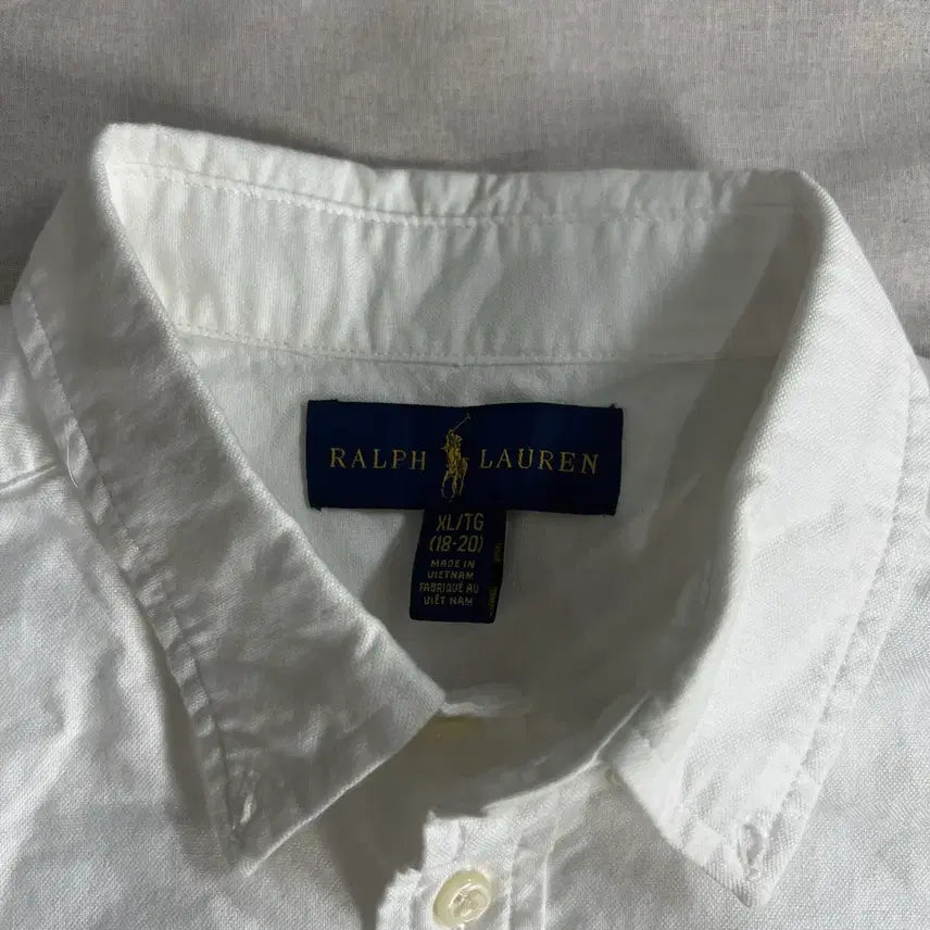 [BUNJANG] Polo Ralph Lauren Oxford Shirt White XL / 폴로 정품 옥스포드 셔츠 화이트 XL
