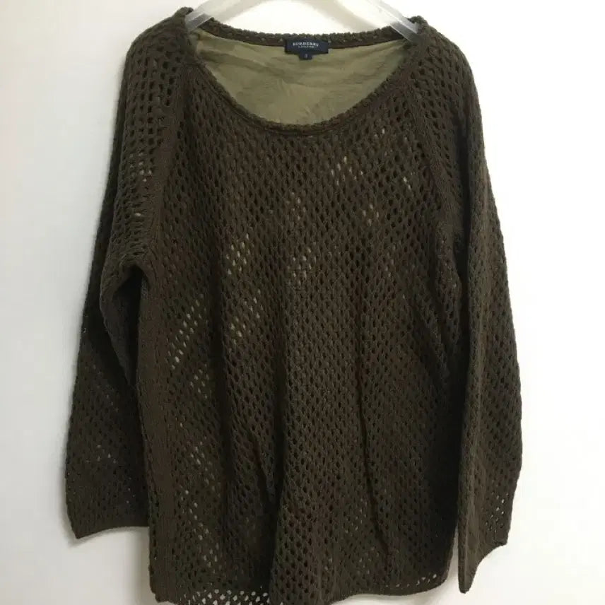 [BUNJANG] Burberry Vintage Mesh Knit Sweater / 버버리 빈티지 니트