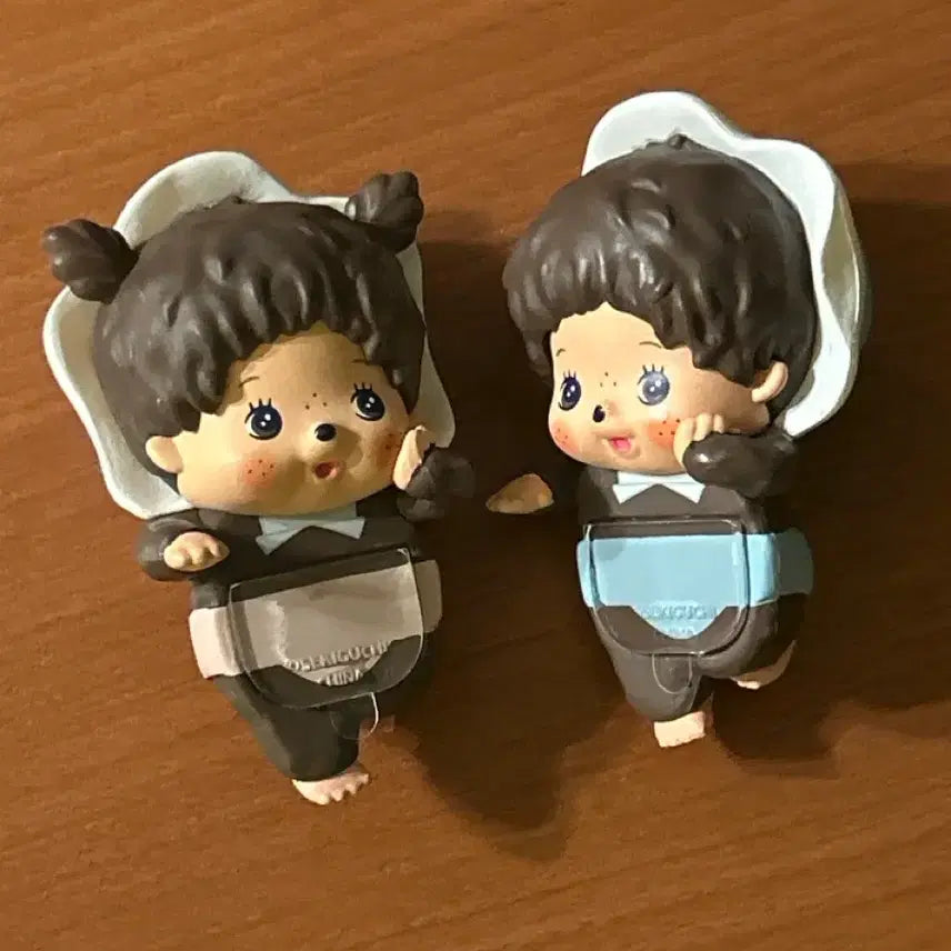 [BUNJANG] Monchhichi Baby Couple Hipster Doll Set / 몬치치 애기커플 히퍼