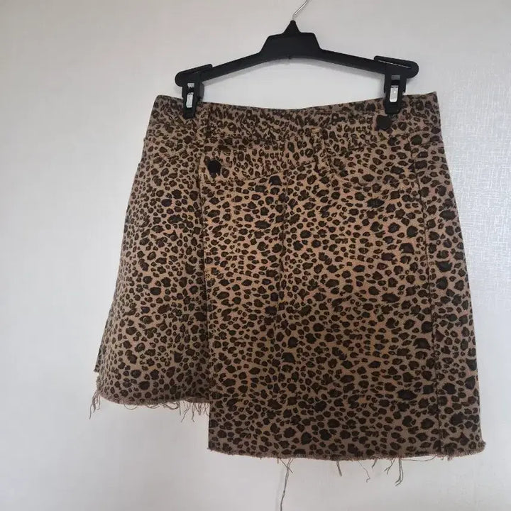 [BUNJANG] Leopard Print Wrap Skirt / 레오파드 호피 랩 스커트