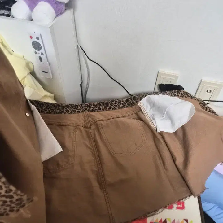 [BUNJANG] Leopard Print Wrap Skirt / 레오파드 호피 랩 스커트