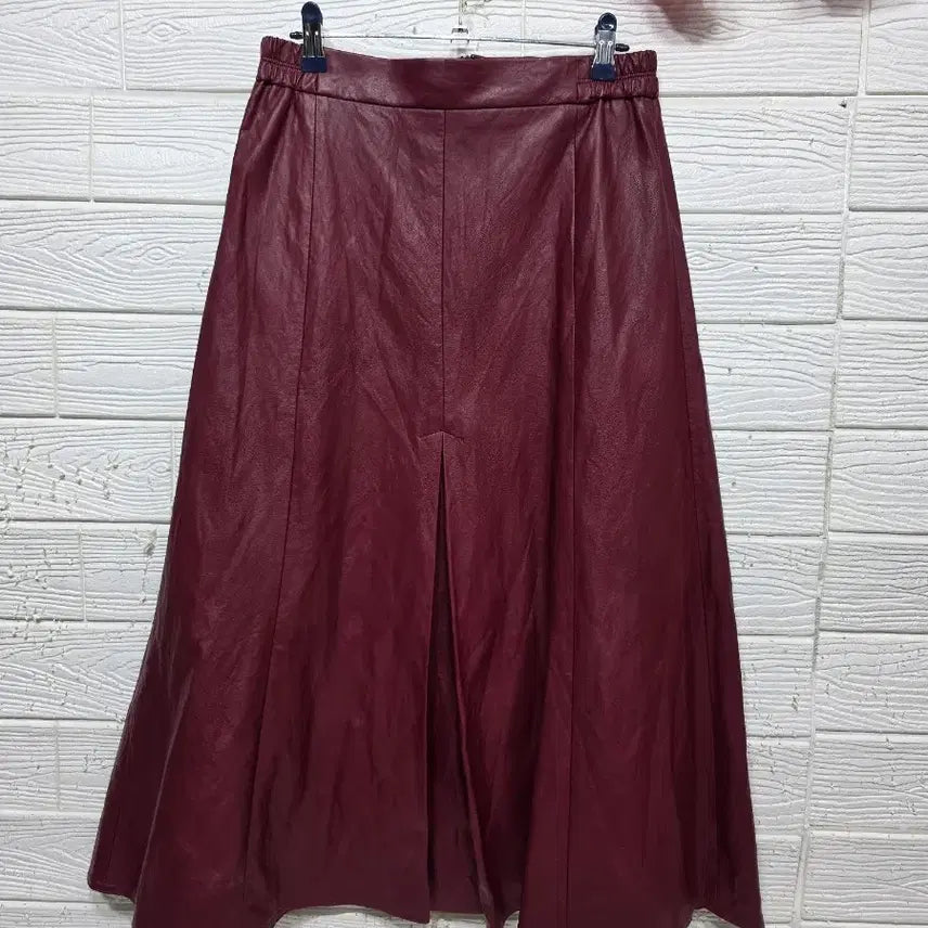 [BUNJANG] LBL 2020 Leather Long Skirt Size 66 / 2020년 LBL 레더 롱스커트 66