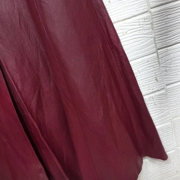 [BUNJANG] LBL 2020 Leather Long Skirt Size 66 / 2020년 LBL 레더 롱스커트 66