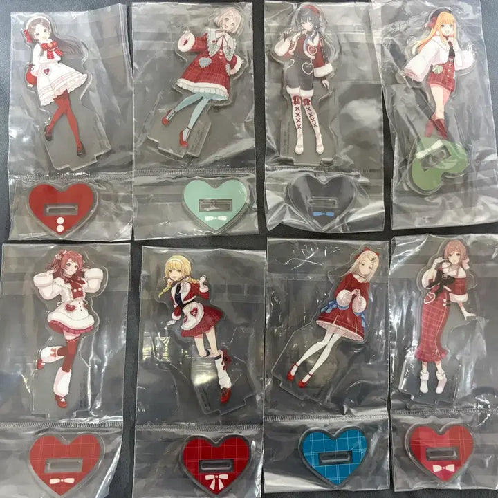 [BUNJANG] Idolmaster Academy Ichiban Kuji Prize I Acrylic Stand Set / 학원아이돌마스터 제일복권 I상 아크릴 스탠드 8종