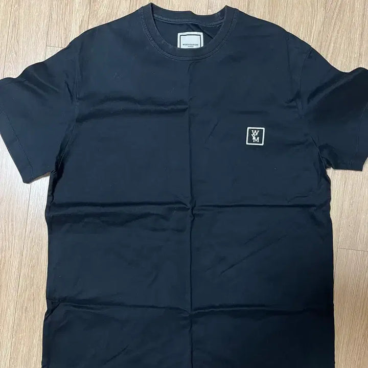 [BUNJANG] Wooyoungmi Cotton Back Logo T-shirt Black 23SS Size 46 / 우영미 코튼 백로고 티셔츠 블랙 - 23SS/46
