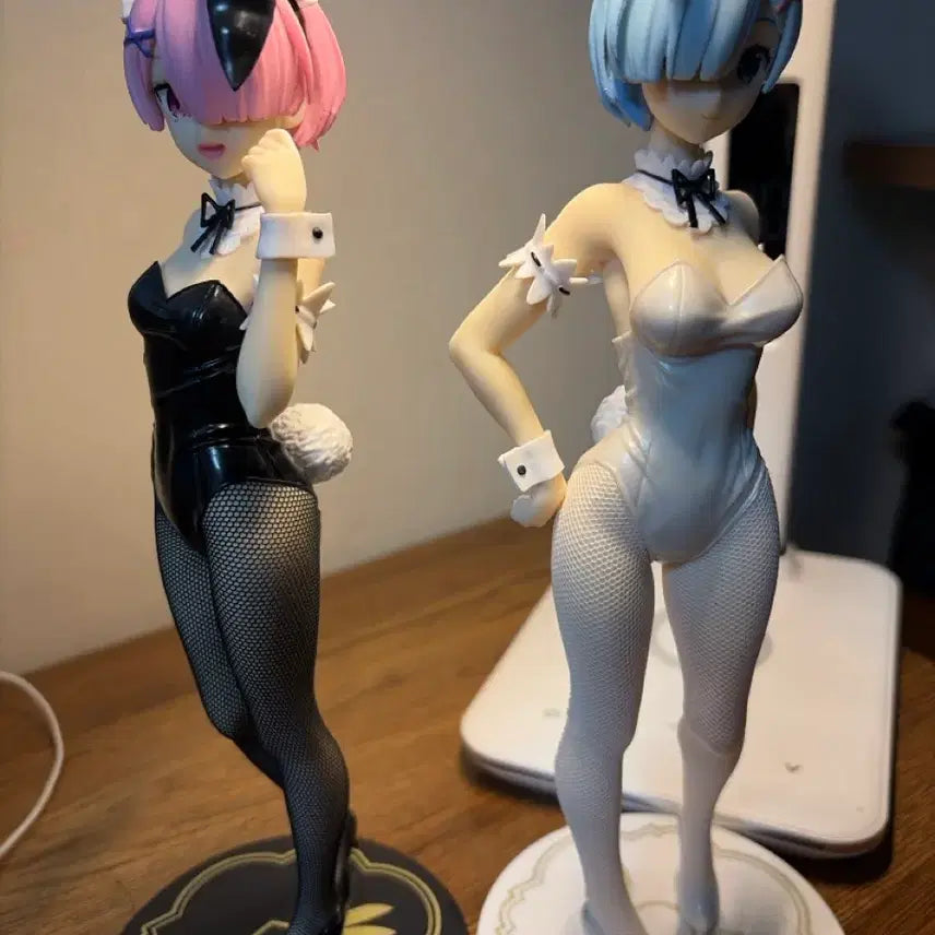 [BUNJANG] Ram &amp; Rem Bunny Girl Figure Set / 리제로 람,렘 급처 합니다!