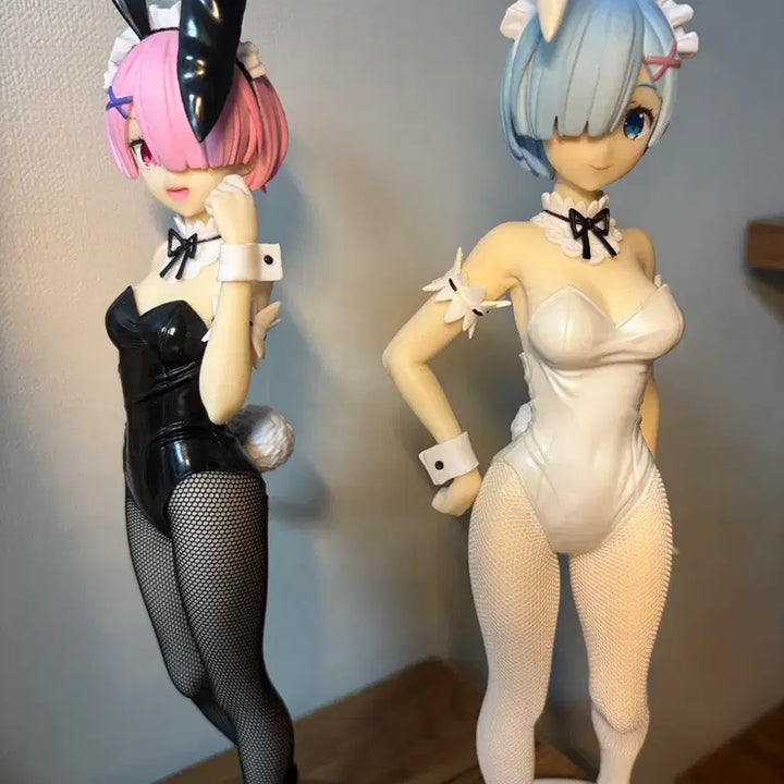 [BUNJANG] Ram &amp; Rem Bunny Girl Figure Set / 리제로 람,렘 급처 합니다!