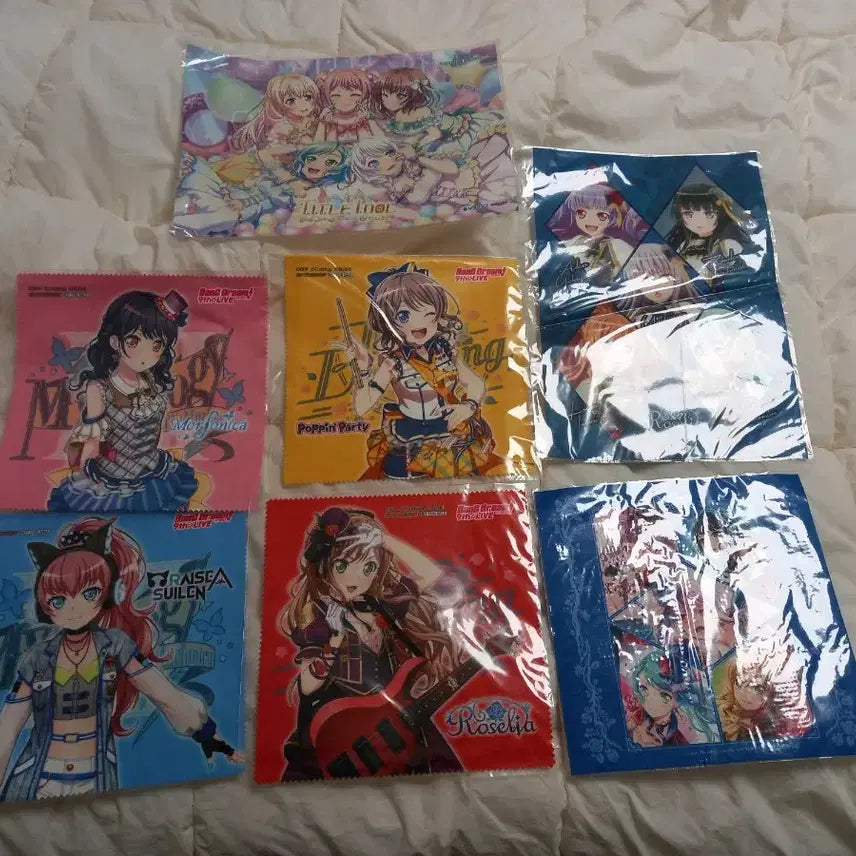 [BUNJANG] BanG Dream! Multi-Cleaner 7-Piece Set / 뱅드림 멀티클리너 7종 셋트