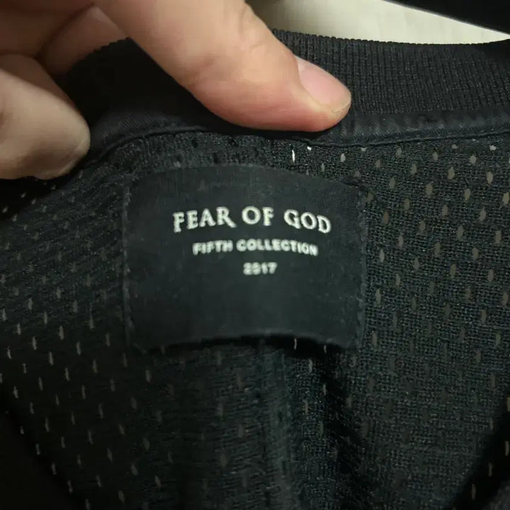 [BUNJANG] Fear of God 5th Black Mesh Sleeveless T-shirt / 피어오브갓 5th 블랙  메쉬 민소매 티셔츠