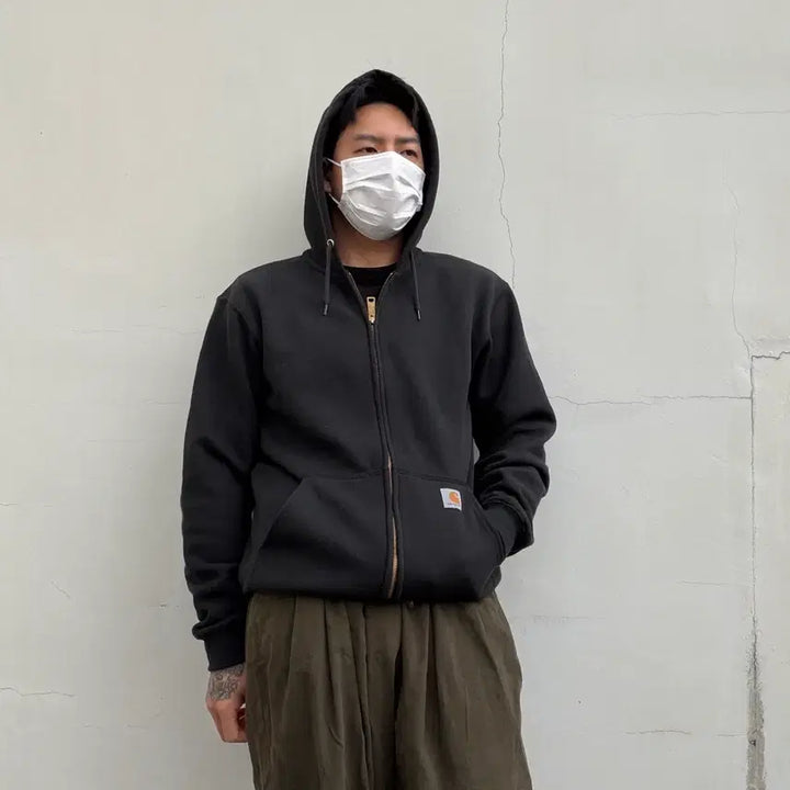 [BUNJANG] Carhartt Loose Fit Hooded Zip-Up Jacket / M)칼하트 루즈핏 후드 집업