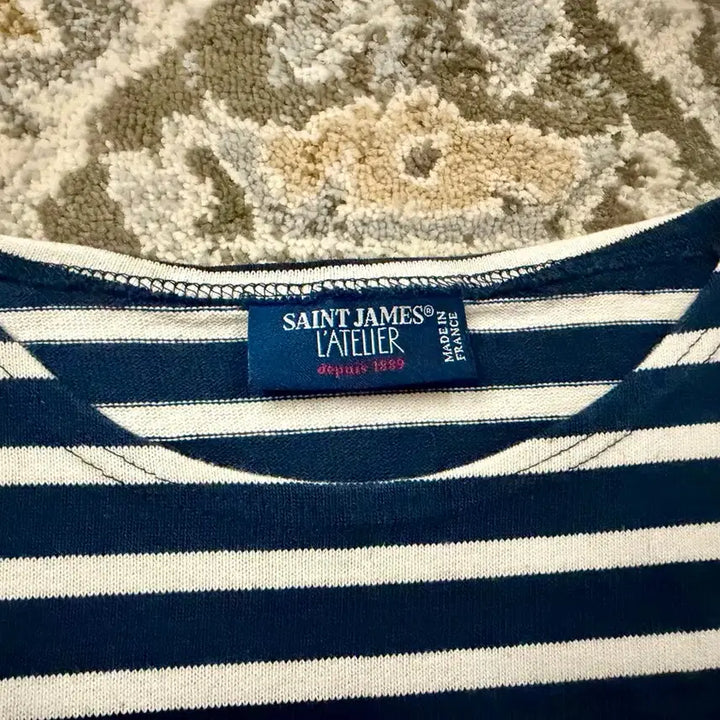[BUNJANG] Saint James Guildo Marine/Neige (Navy/White Stripe) French Sailor Shirt / [세인트제임스] 길도 마린/네쥬 (네이비 바탕/화이트 줄)
