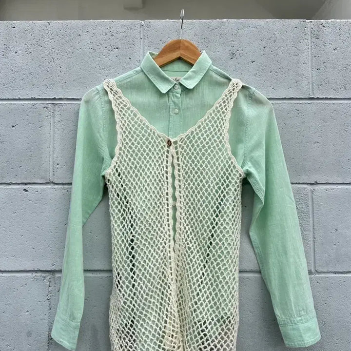 [BUNJANG] Floral Knit Vest / 플라워 니트 조끼