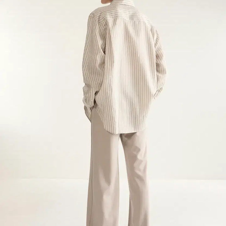[BUNJANG] System Homme 25SS Paris Collection Stripe Shirt / 시스템옴므 25ss 파리컬렉션 스트라이프 셔츠