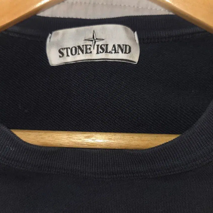 [BUNJANG] Stone Island Navy Sweatshirt / 스톤아일랜드 네이비 맨투맨 티셔츠