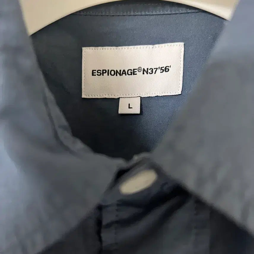 [BUNJANG] Espionage Denim Blue Overshirt L / 에스피오나지 오버셔츠 데님블루 L사이즈