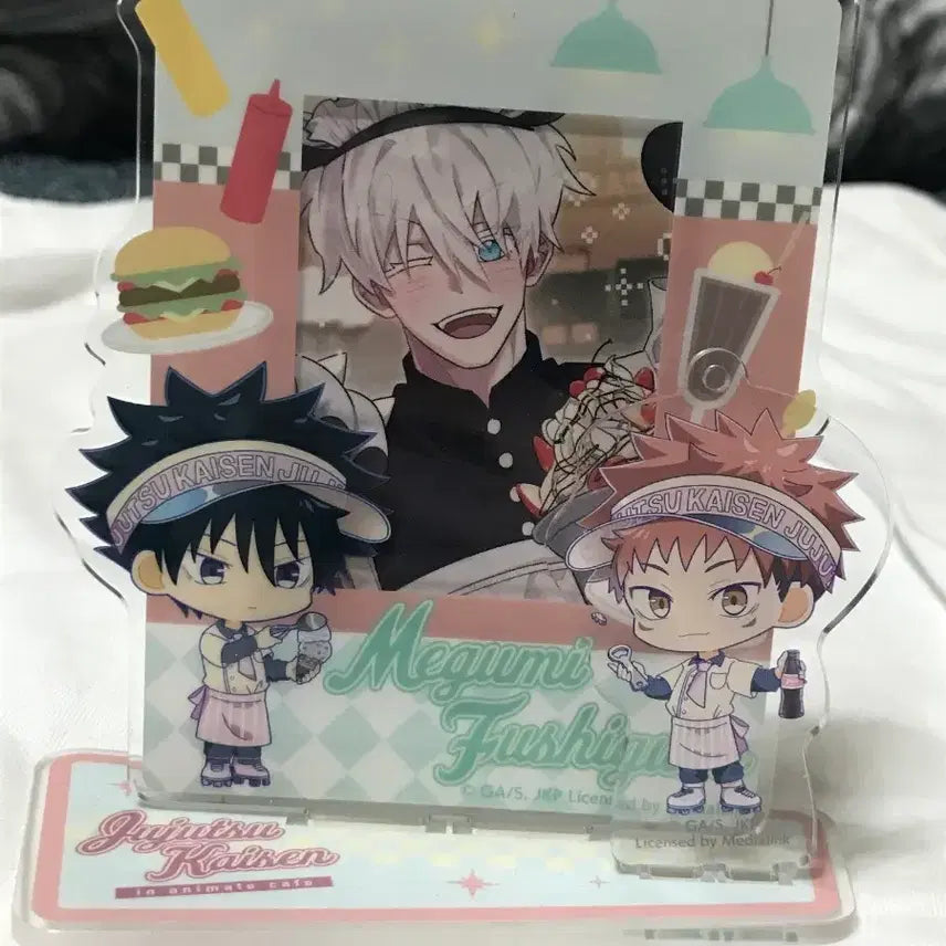 [BUNJANG] Jujutsu Kaisen Animate Collaboration Cafe Acrylic Standee - Megumi Fushiguro &amp; Yuji Itadori / 주술회전 애니메이트 콜라보카페 아크릴 양도