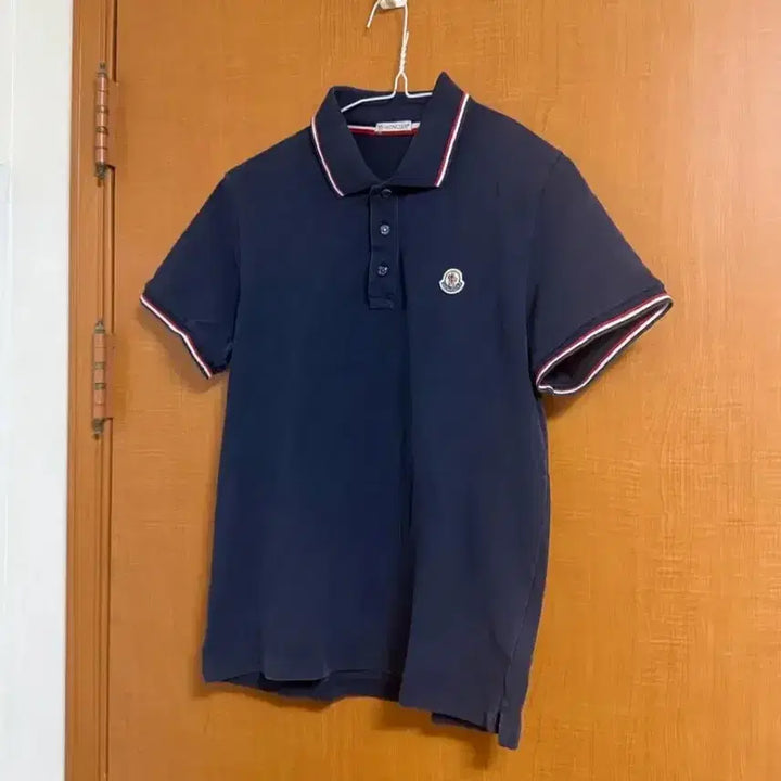 [BUNJANG] Moncler Short Sleeve Polo Shirt Navy / [A급/정품] 몽클레어 반팔 카라티 네이비
