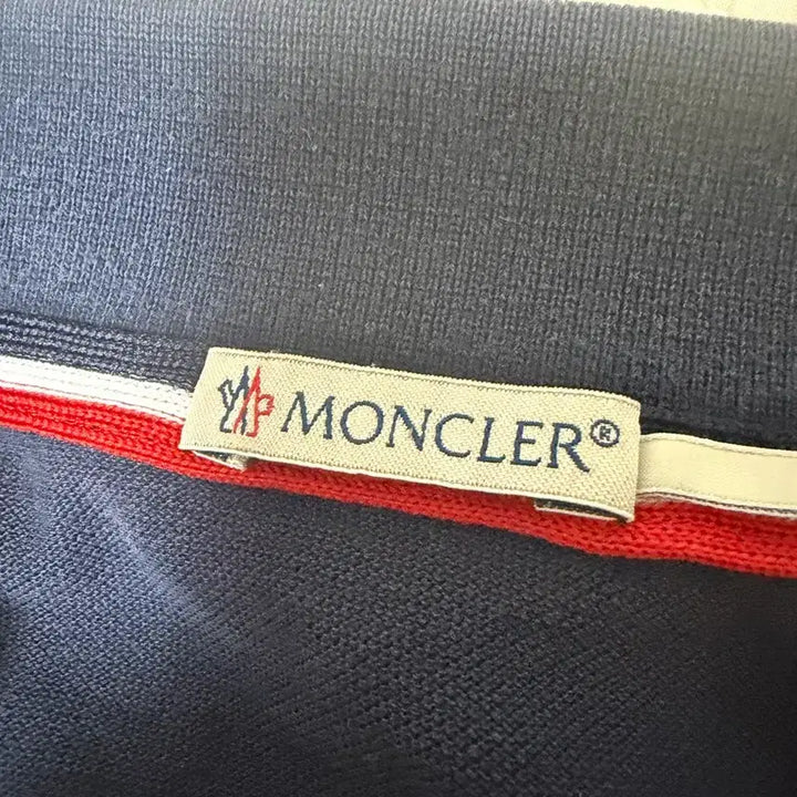 [BUNJANG] Moncler Short Sleeve Polo Shirt Navy / [A급/정품] 몽클레어 반팔 카라티 네이비