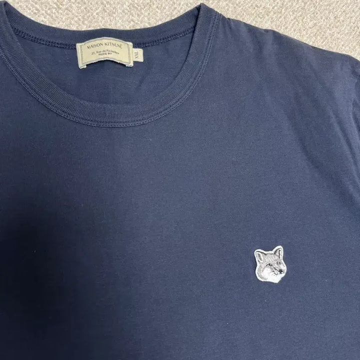 [BUNJANG] Maison Kitsuné Navy Short Sleeve T-Shirt XXL / 메종키츠네 반팔 네이비 XXL