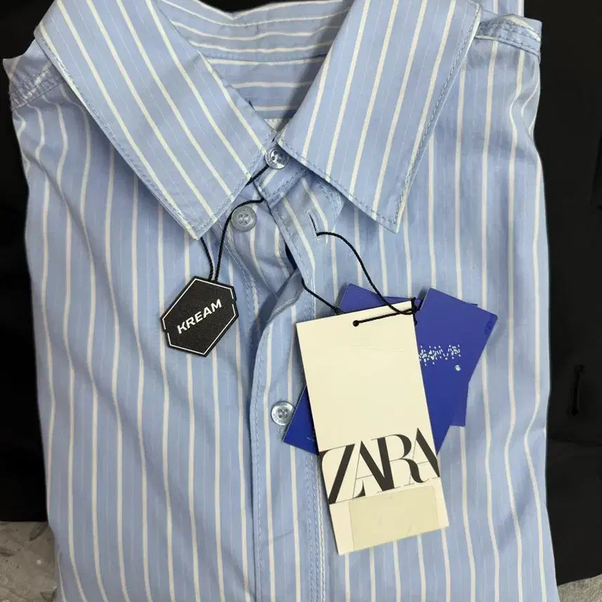 [BUNJANG] Zara x Ader Error Striped Poplin Shirt L / 자라 x 아더에러 스트라이프 포플린 셔츠 스트라이프 L