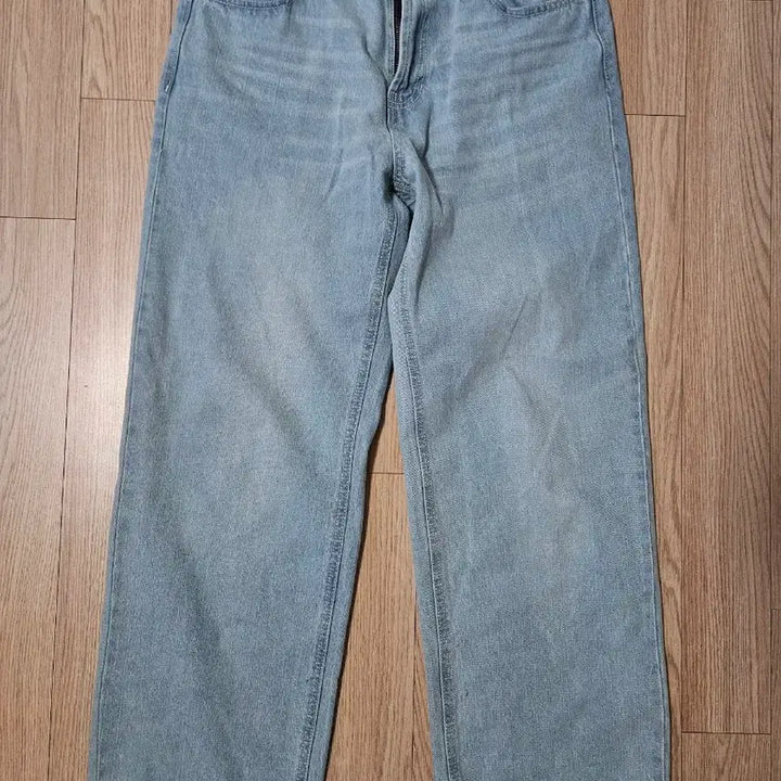 [BUNJANG] 8 Seconds Wide Fit Denim Pants Sky Blue / [80 m] 에잇세컨즈 와이드핏 데님 팬츠 스카이 블루 연청