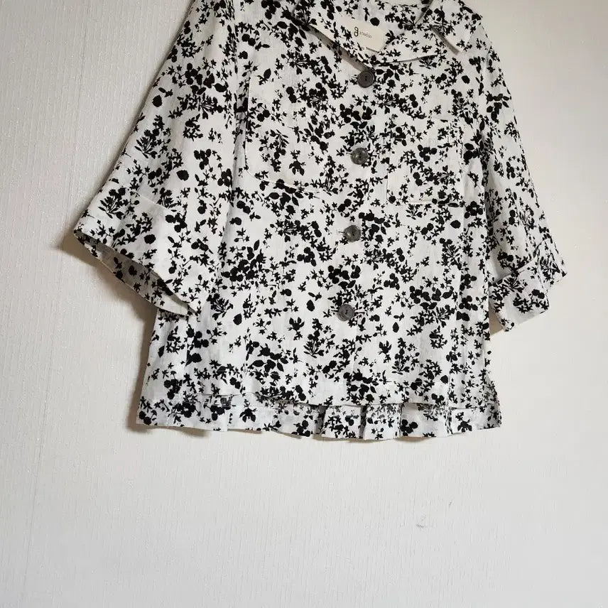[BUNJANG] G Studio 100% Linen Cropped Jacket / g스튜디오2023린넨100% 뒷플리츠 크롭 자켓55