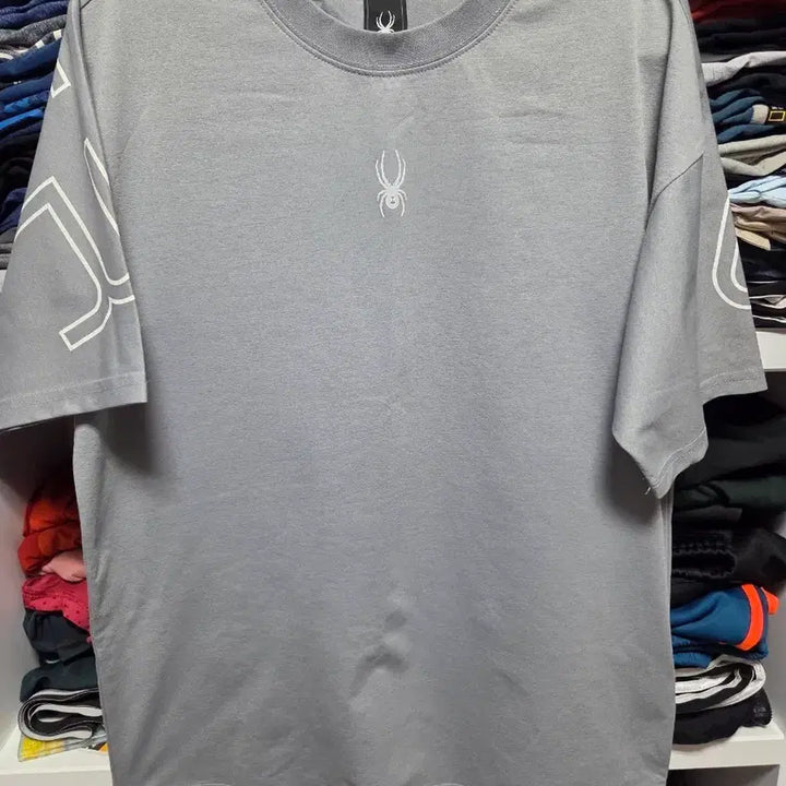 [BUNJANG] Spider Gray Short-Sleeve T-Shirt Size 100 / 스파이더 그레이 반팔 티셔츠 100