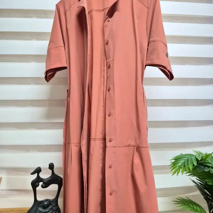 [BUNJANG] YESSE Shirt Dress Brick Orange / 택포)YESSE셔츠형 원피스  브릭오렌지