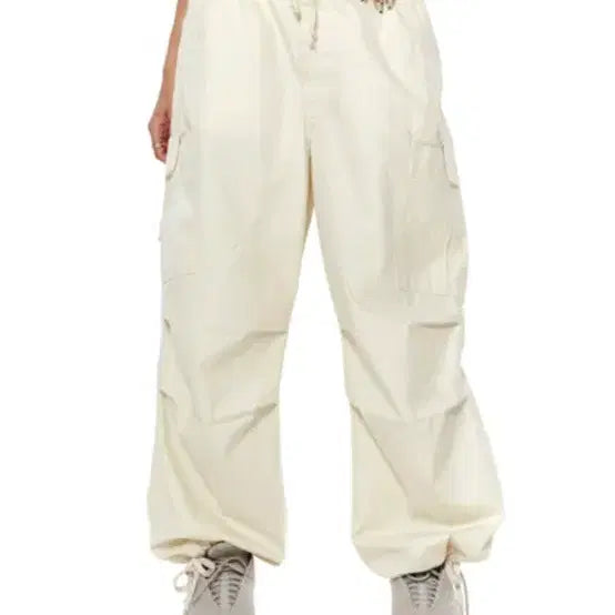 [BUNJANG] Jaded London Ecru Parachute Cargo Pants / 제이디드 런던 에크루 파라슈트 카고 팬츠