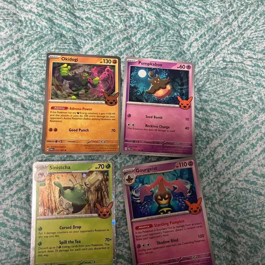 [BUNJANG] Pokemon Halloween Card Set / 포켓몬 카드 미판 할로윈 카드