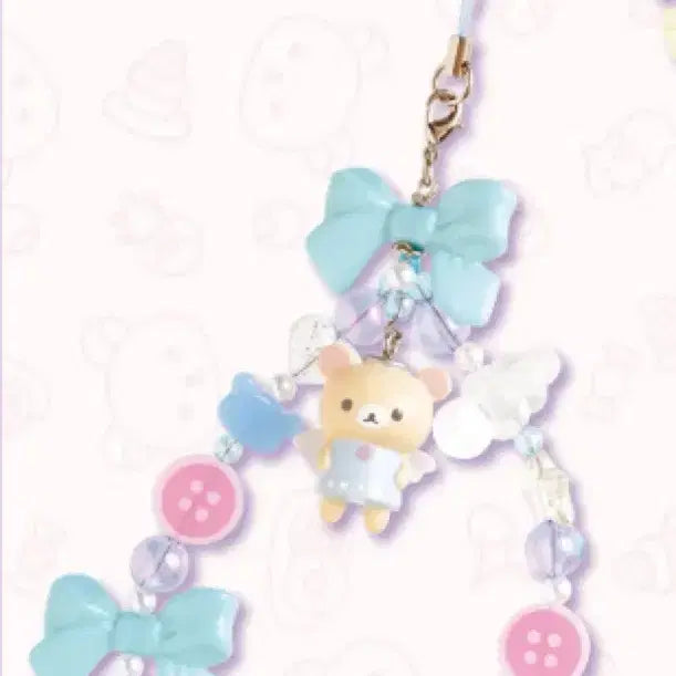 [BUNJANG] San-X Korilakkuma Full Series Angel Bead Strap / 코리락쿠마 가득 시리즈 비즈 스트랩 천사