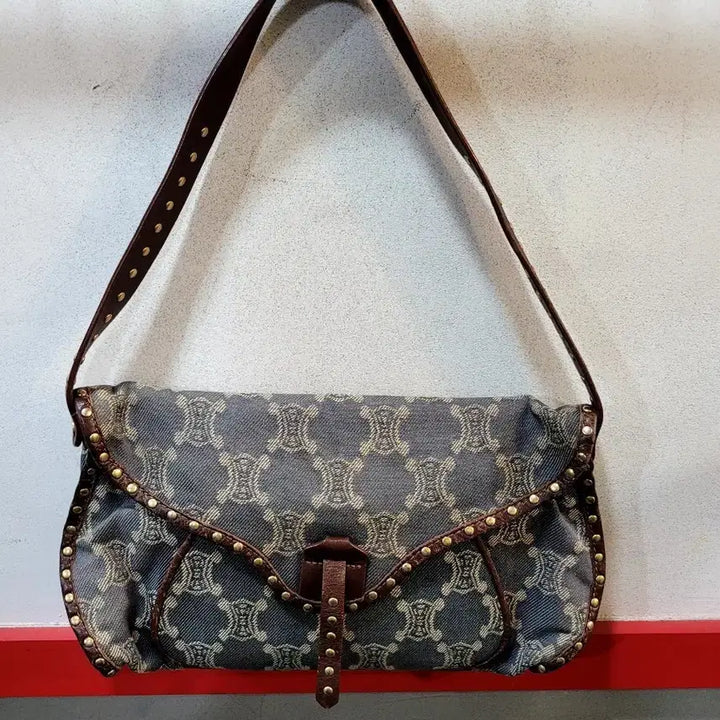 [BUNJANG] Celine Vintage Denim Shoulder Bag / 정품 셀린느 빈티지 데님 숄더백