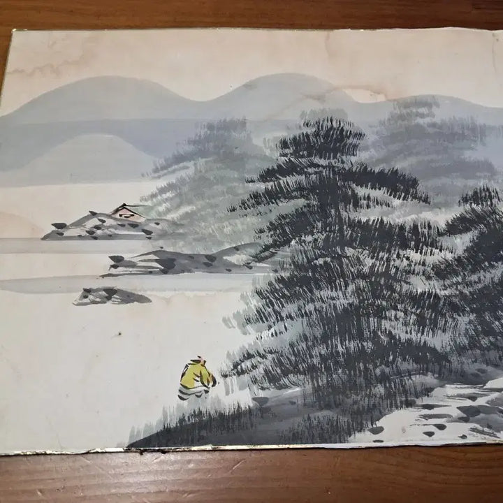 [BUNJANG] Seokdang (Stone Hall) Ink Wash Painting Landscape / 동양화 산수화 옛날그림