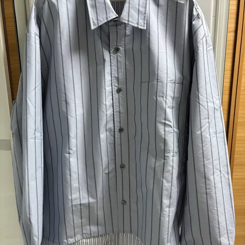[BUNJANG] Custom mellow Stripe Shirt / 커스텀멜로우 스트라이프 셔츠 110
