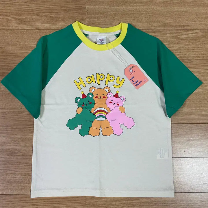 [BUNJANG] Round Neck Short Sleeve T-Shirt - Size 130 / 라운드 반팔티 130